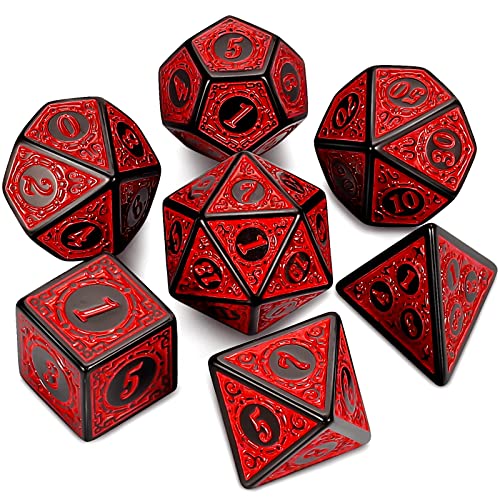 Red Engraved Dice