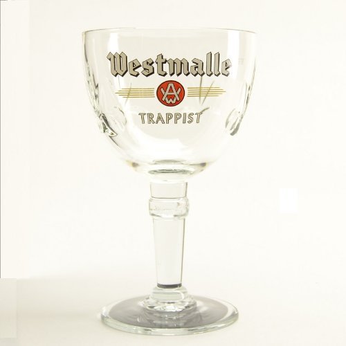 Authentic Trappist Belgian Beer Glass Set - Premium Abbey Chalice for Craft & Belgian Ales - Perfect for Home Bars, Pubs & Beer Tasting Events
