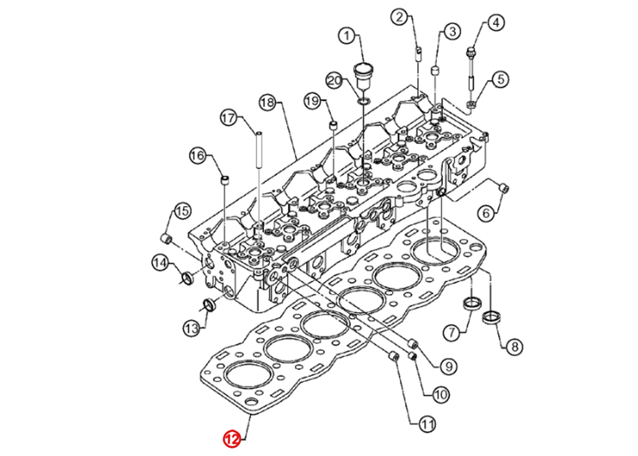 Volvo S60 14L Engine Head Gasket Kit (23536442) - Compatible with 2001-2009 Models | Perfect for Engine Repair & Maintenance