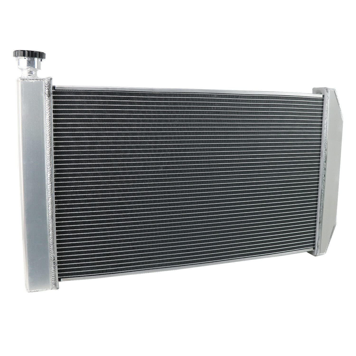 CU622 Aluminum Radiator for 1988-1999 Chevy GMC C/K 1500 2500 3500 V6 V8 GAS CNG DIESEL - 3 Row Core Radiator with Shroud & Fan Relay Kit - Heavy Duty Cooling Solution for Trucks, Towing & Off-Road Use