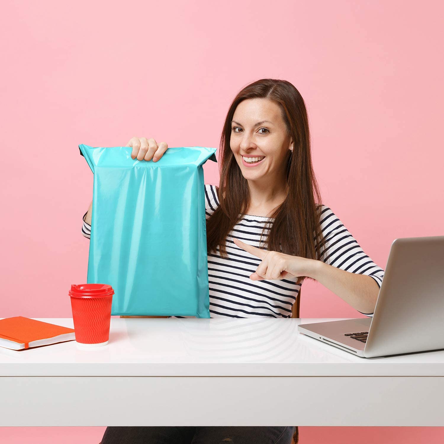12x15.5 Inch Teal Poly Mailer Envelopes - Waterproof Shipping Bags for Ecommerce, Clothing & Small Packages | Perfect for Online Stores, Subscription Boxes & Mailing Lightweight Items