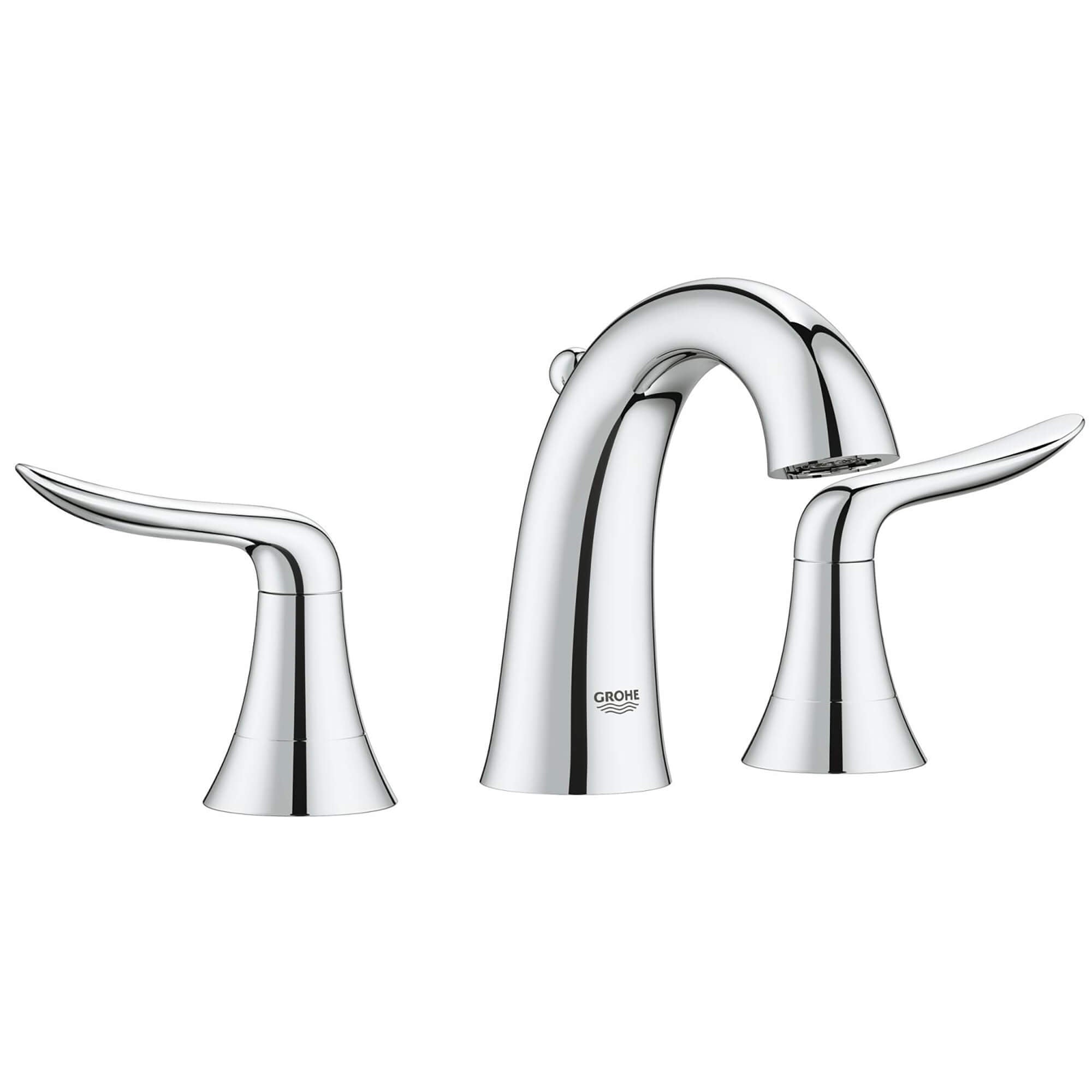 Grohe Agira Widespread Bathroom Faucet in Chrome Finish - Model 2042500A - Perfect for Modern Bathroom Vanities and Powder Rooms