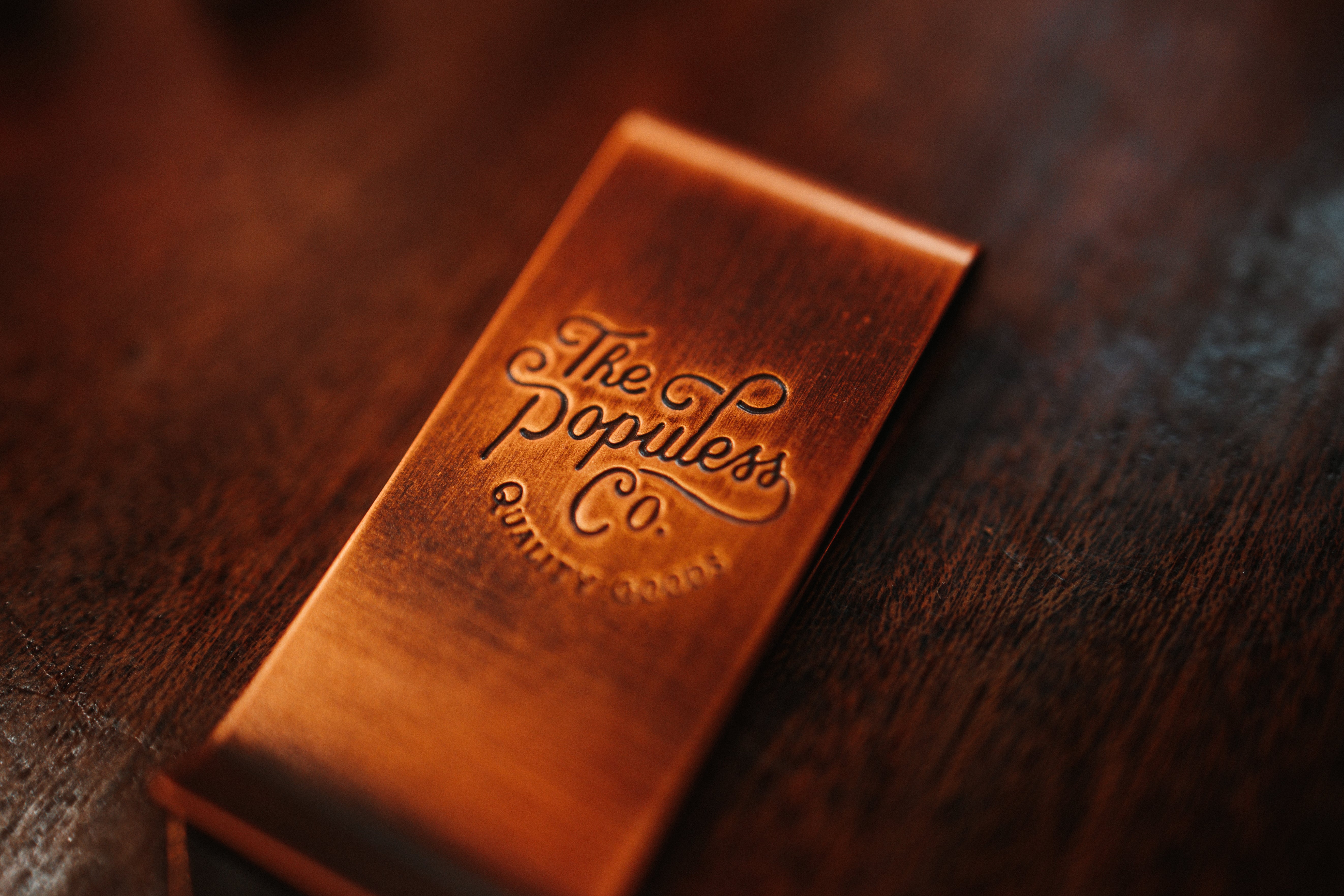 The Gambler Money Clip - Antique Copper Style for Men | Perfect for Cash, Cards & ID | Ideal for Casino Nights, Gifts & Everyday Carry