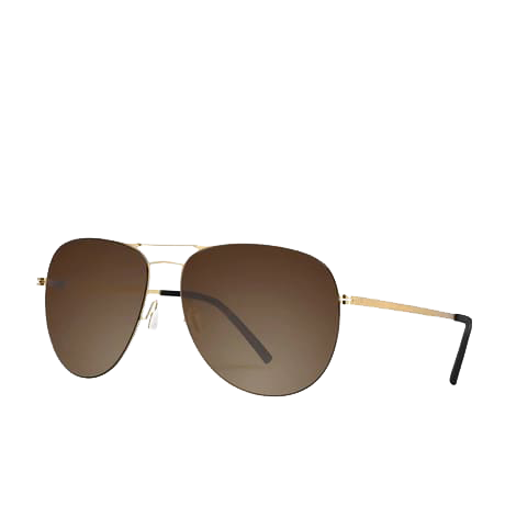 Polarized Aviator Sunglasses for Men & Women - UV Protection, Brown & Blue Lens - Perfect for Driving, Fishing & Outdoor Activities