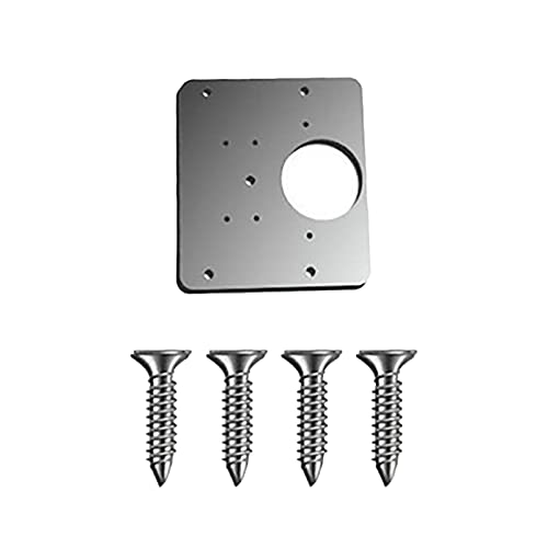 Stainless Steel Cabinet Door Catches & Hinge Repair Plates - Heavy Duty Cupboard Mounting Tool for Kitchen, Bathroom & Wardrobe Organizing