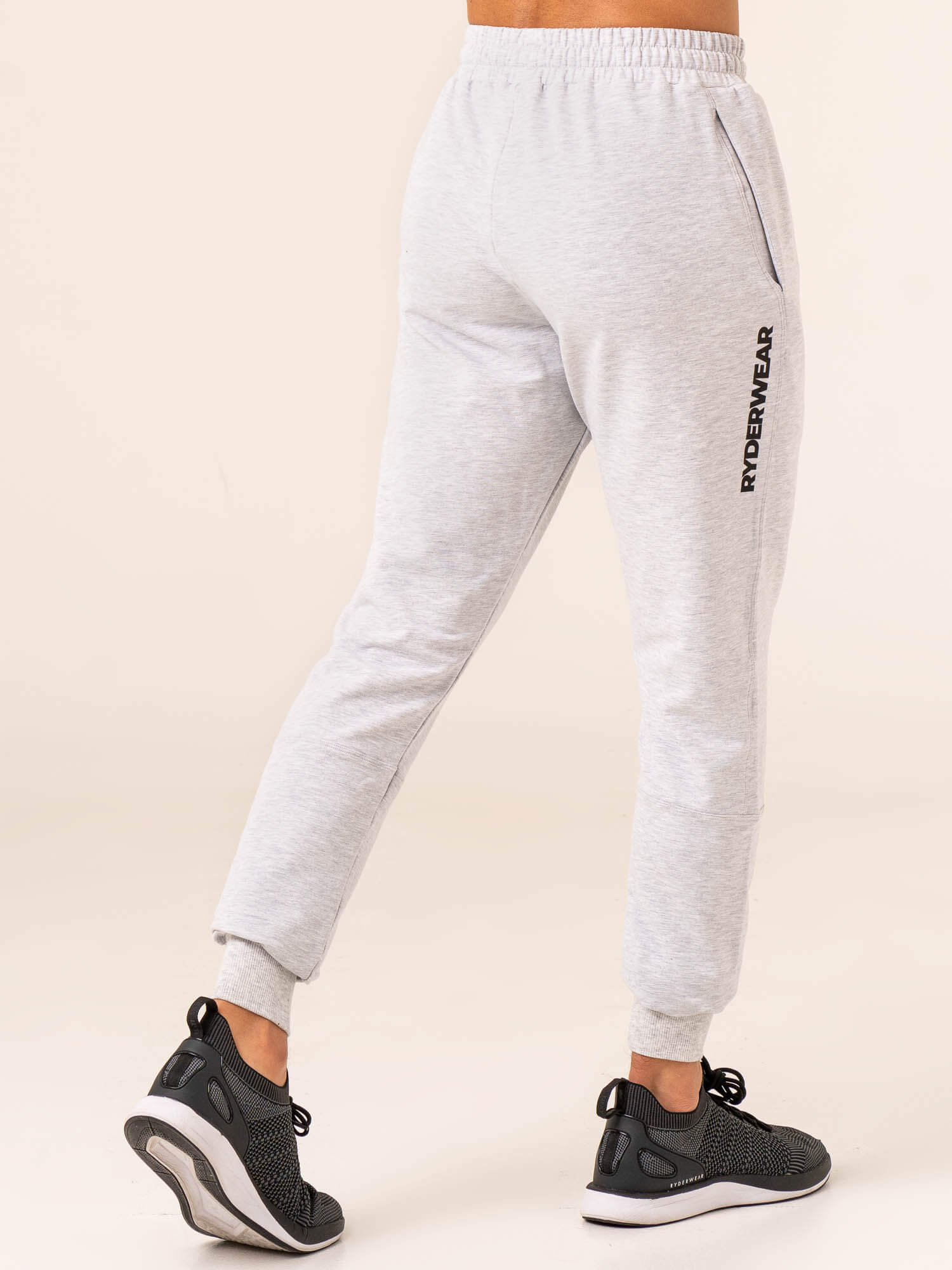 Emerge Track Pant - Snow Grey Marl - Comfortable & Stylish Joggers for Men & Women - Perfect for Running, Gym & Casual Wear