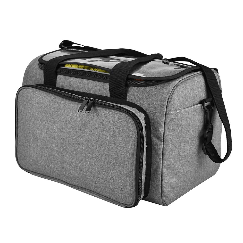 Kani Knitting Bag - Large Yarn Storage Tote with Adjustable Shoulder Strap & Inner Pockets - Perfect for Organizing Knitting Needles, Crochet Hooks, Wool & Craft Supplies - Ideal for Knitting Projects at Home, Travel & Crochet Classes