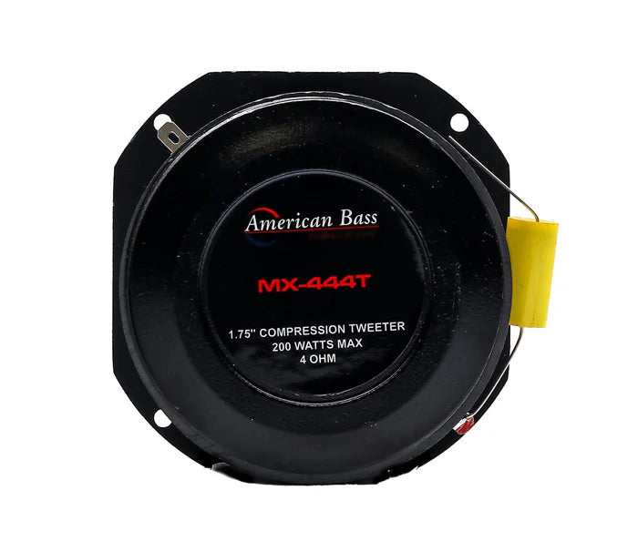American Bass MX 444T Super Tweeter - 100 Watts RMS High-Performance Car Audio Tweeter for Crystal Clear Sound | Perfect for Car Audio Systems & Home Theater Setups