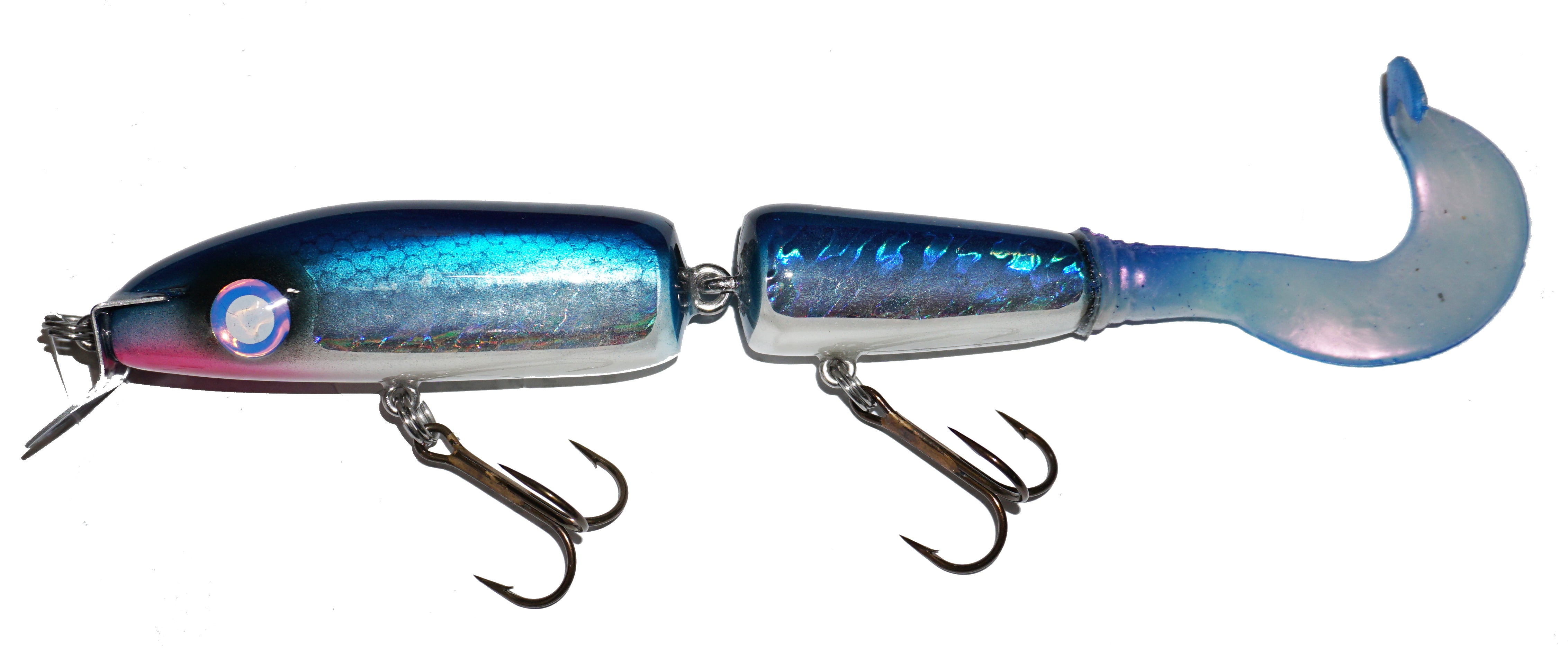 Big Fork Reef Digger Shallow Crankbait with Soft Tail - Premium Fishing Lure for Bass, Trout & Walleye - Perfect for Freshwater & Saltwater Fishing