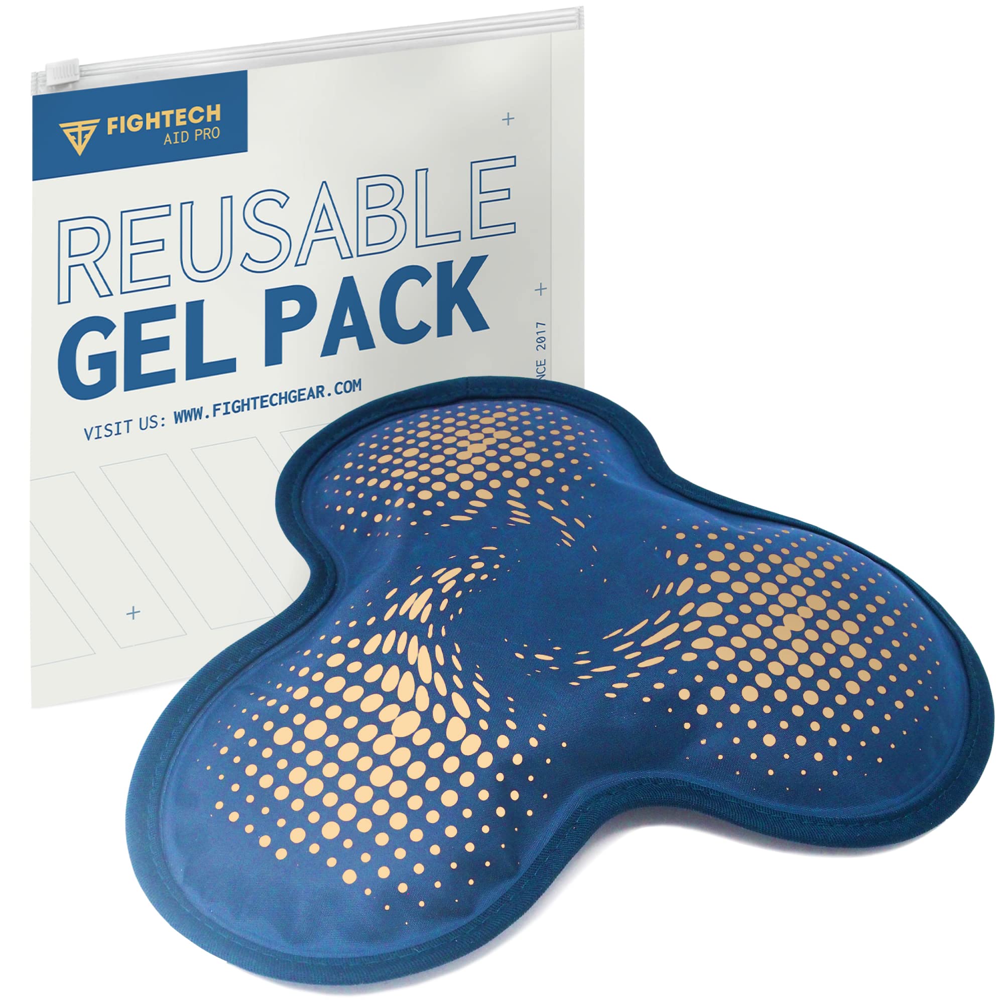 Reusable Gel Ice Pack for Pain Relief - Hot & Cold Therapy for Rotator Cuff, Bursitis, Swelling - Flexible Hinge Joint Design (2-Pack) | Perfect for Sports Injuries, Post-Surgery Recovery & Muscle Soreness