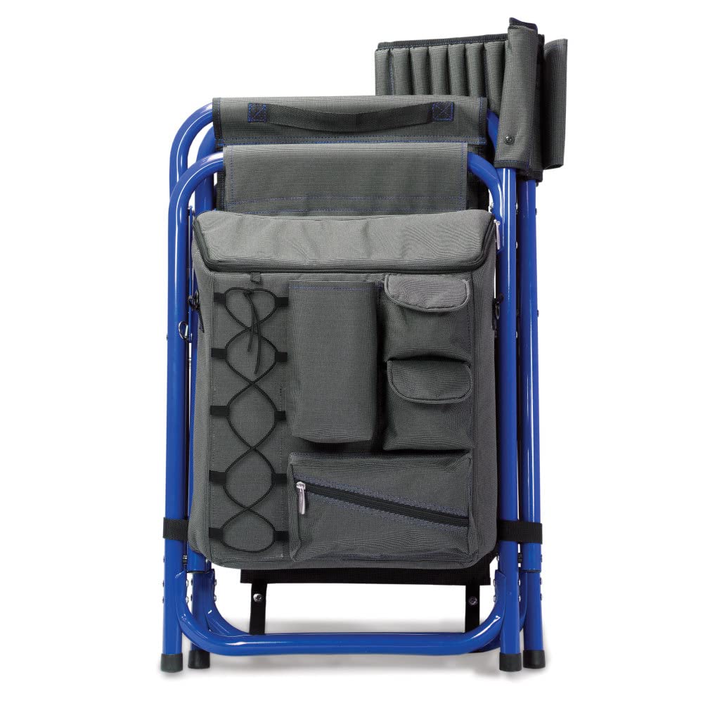 PICNIC TIME NCAA Virginia Cavaliers Fusion Camping Chair with Side Table & Soft Cooler - Portable Folding Outdoor Chair for Adults - Perfect for Beach, Lawn, Tailgating & Backyard Relaxation