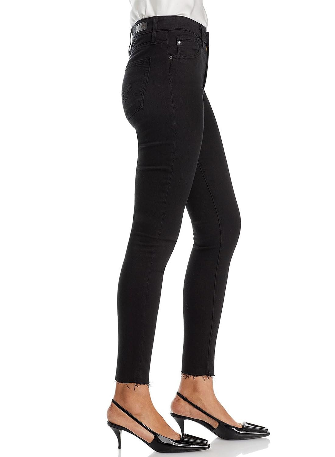 AG Adriano Goldschmied Women's The Farrah High Waist Skinny Jeans - Stretch Denim Pants for Casual Wear & Night Out