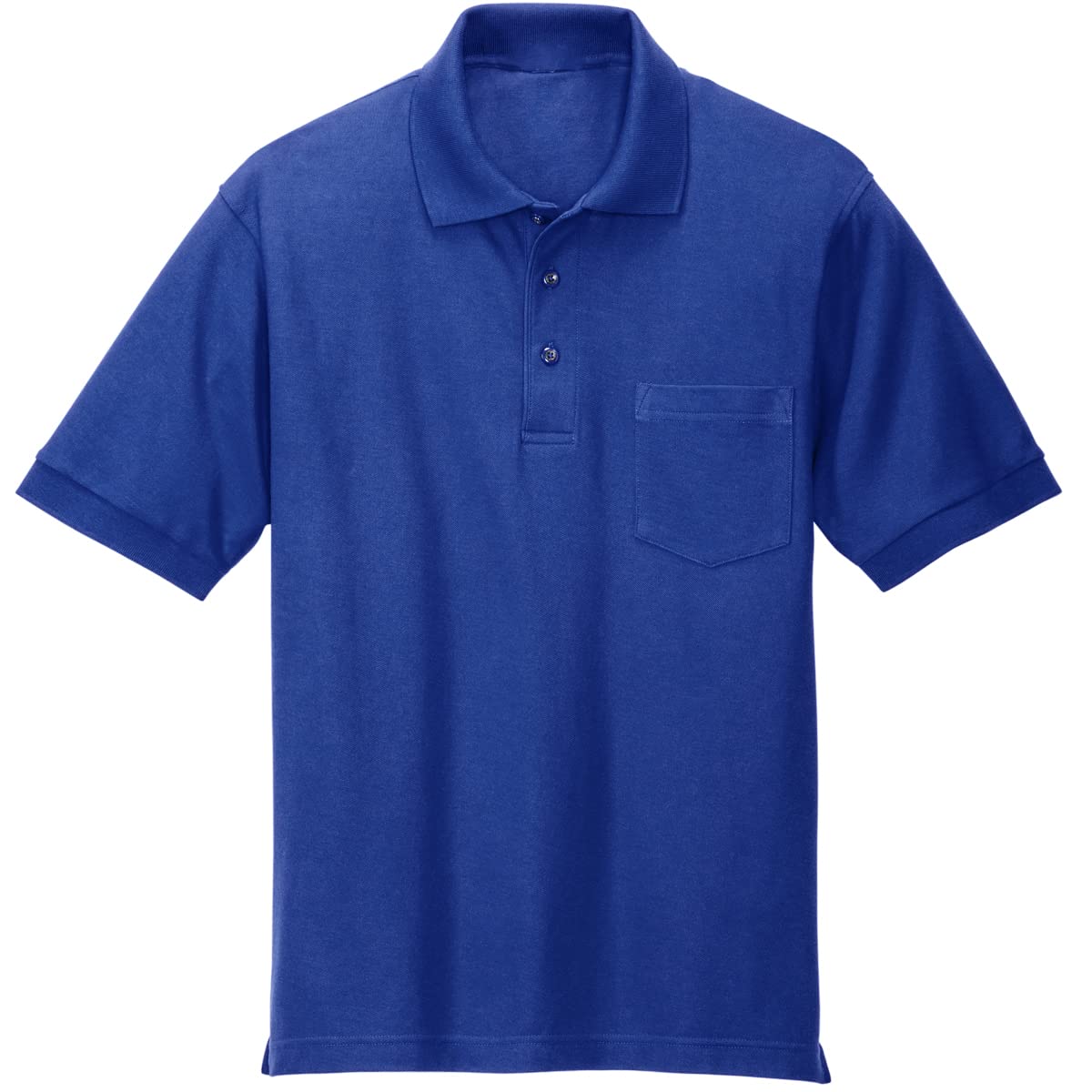 Joe's USA Men's Silk Touch Pocket Polo Shirts - Regular, Big & Tall Sizes - Comfortable & Stylish for Work, Casual & Business Casual Outfits