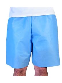 Disposable Medical Exam Shorts - Large Size (50 Pack) - Made in USA - Ideal for Hospitals, Clinics & Urgent Care Facilities