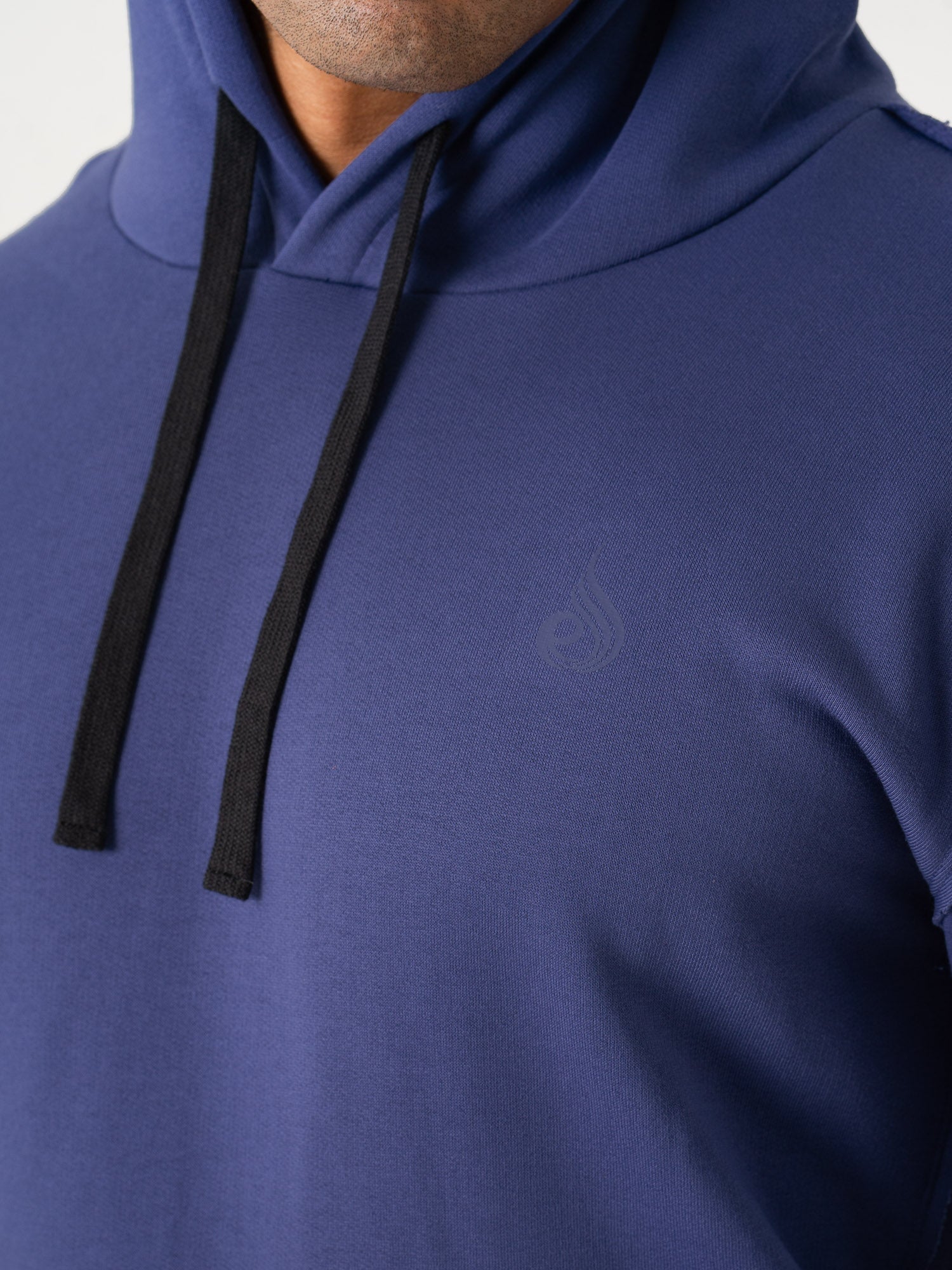 Force Hoodie Indigo - Premium Cotton Zip-Up Hooded Sweatshirt for Men & Women | Gym, Running, Casual Wear