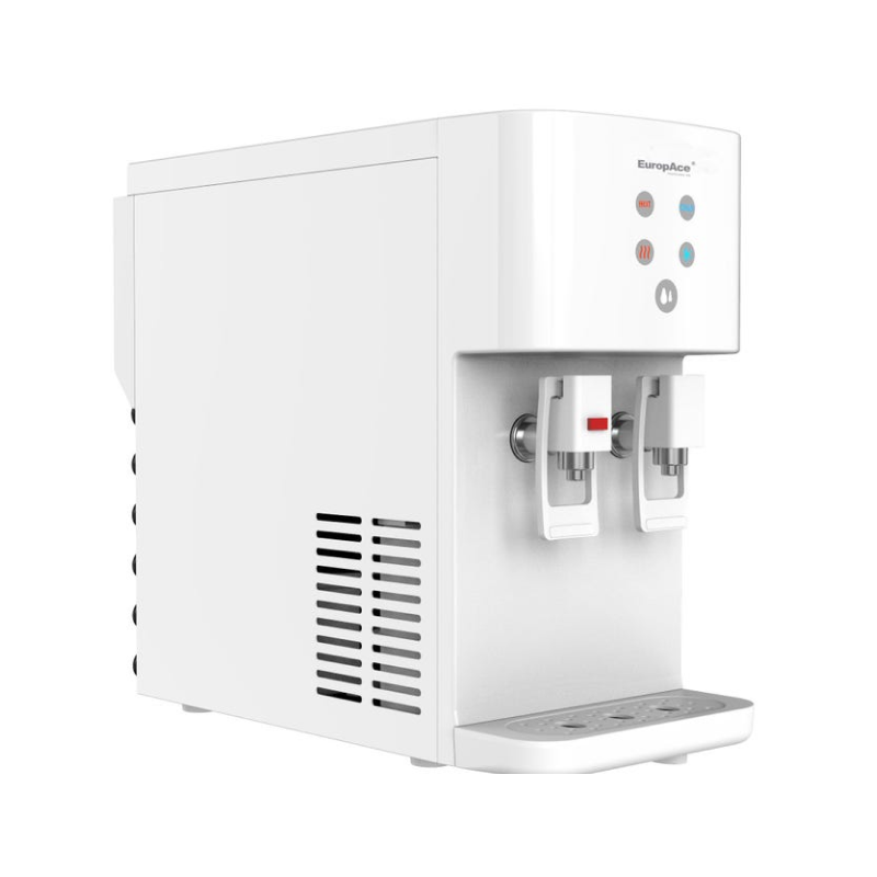 Europace EWP6381BWH SooFresh Countertop Water Dispenser - Hot & Cold Water Dispenser with Child Safety Lock for Home, Office, Kitchen, Dorm Room - BPA-Free & Energy Efficient
