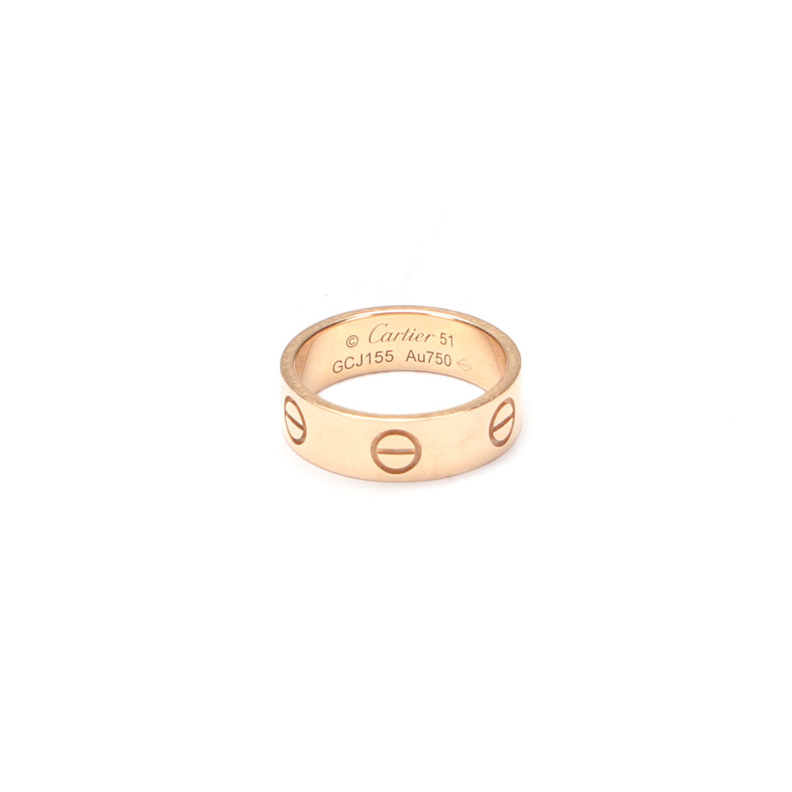 18k Gold Mini Love Ring for Women - Elegant Stackable Band, Perfect for Anniversary, Engagement & Everyday Wear