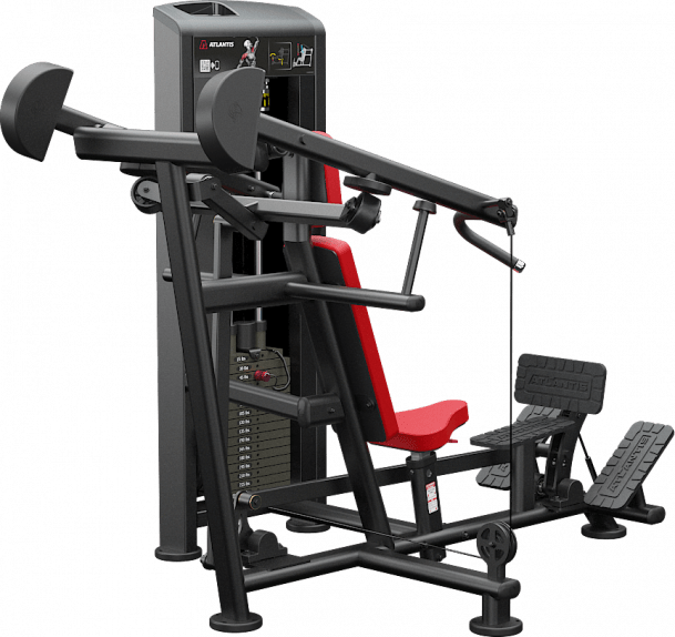 ATLANTIS Converging Shoulder Press Machine - Professional Gym Equipment for Strength Training | Perfect for Home & Commercial Gym Workouts
