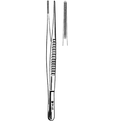 DeBakey Atraumatic Tissue Forceps 9.5