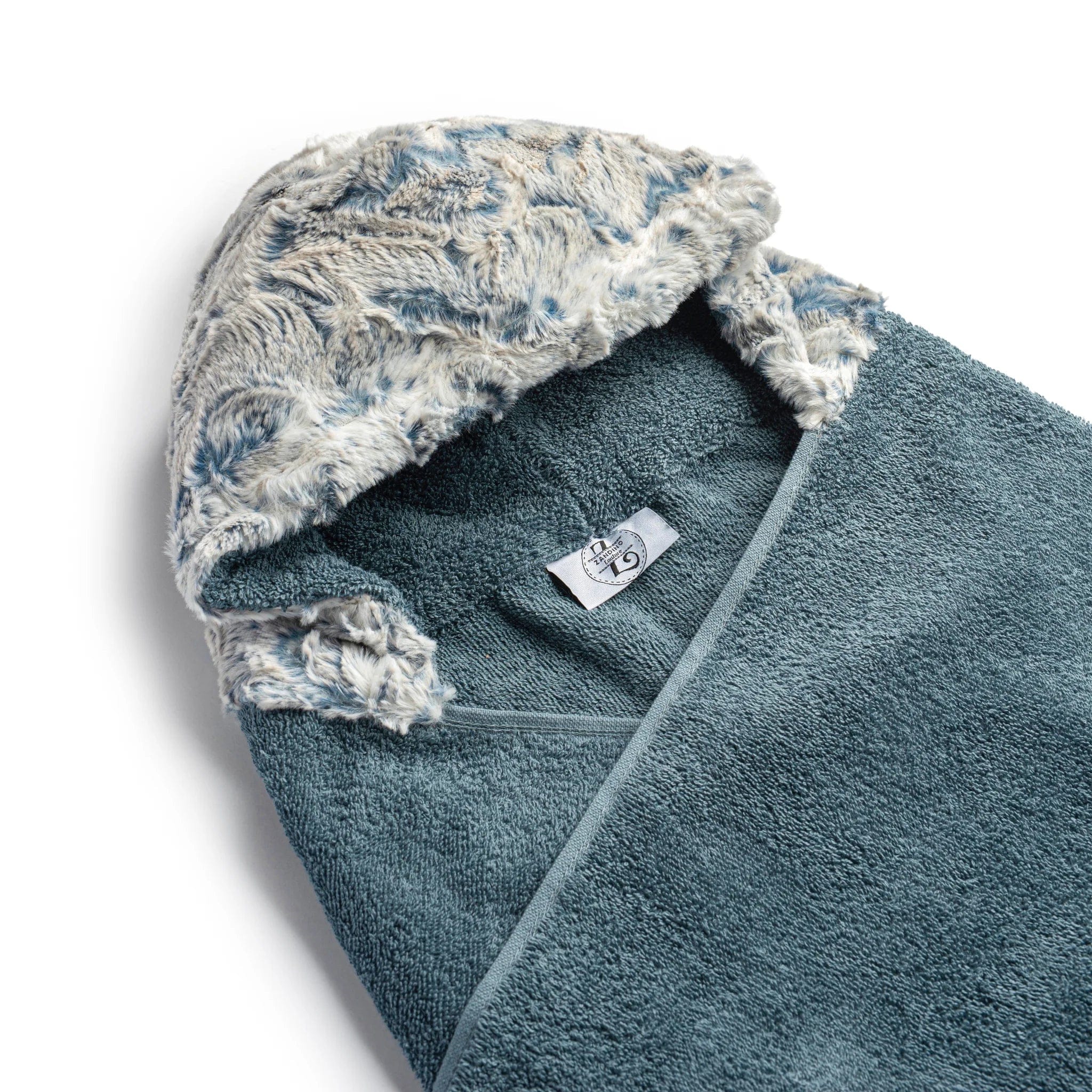 Zandino Couture Hooded Towel for Kids - Soft & Absorbent Baby Bath Towel with Hood - Perfect for Bath Time, Swimming & Beach - Unisex Infant & Toddler Towel Wrap