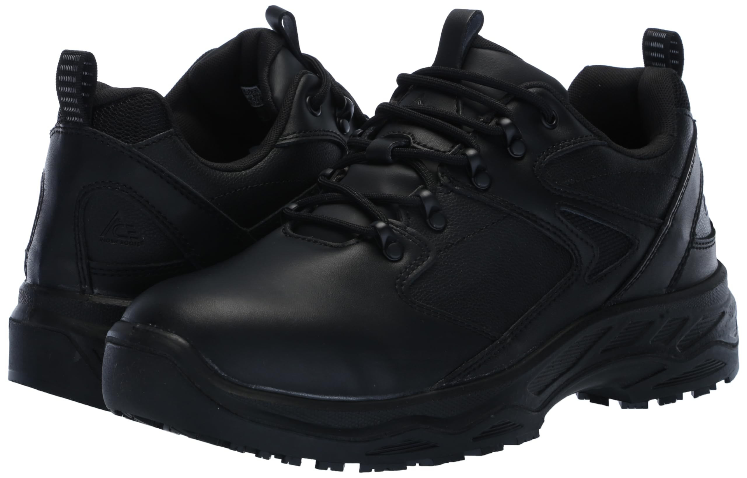 ACE Raptor Nano Composite Toe (NCT) Slip & Water Resistant Work Boots for Men & Women - Black, Size Men's 6 / Women's 8 - Ideal for Construction, Warehouse & Outdoor Work Safety