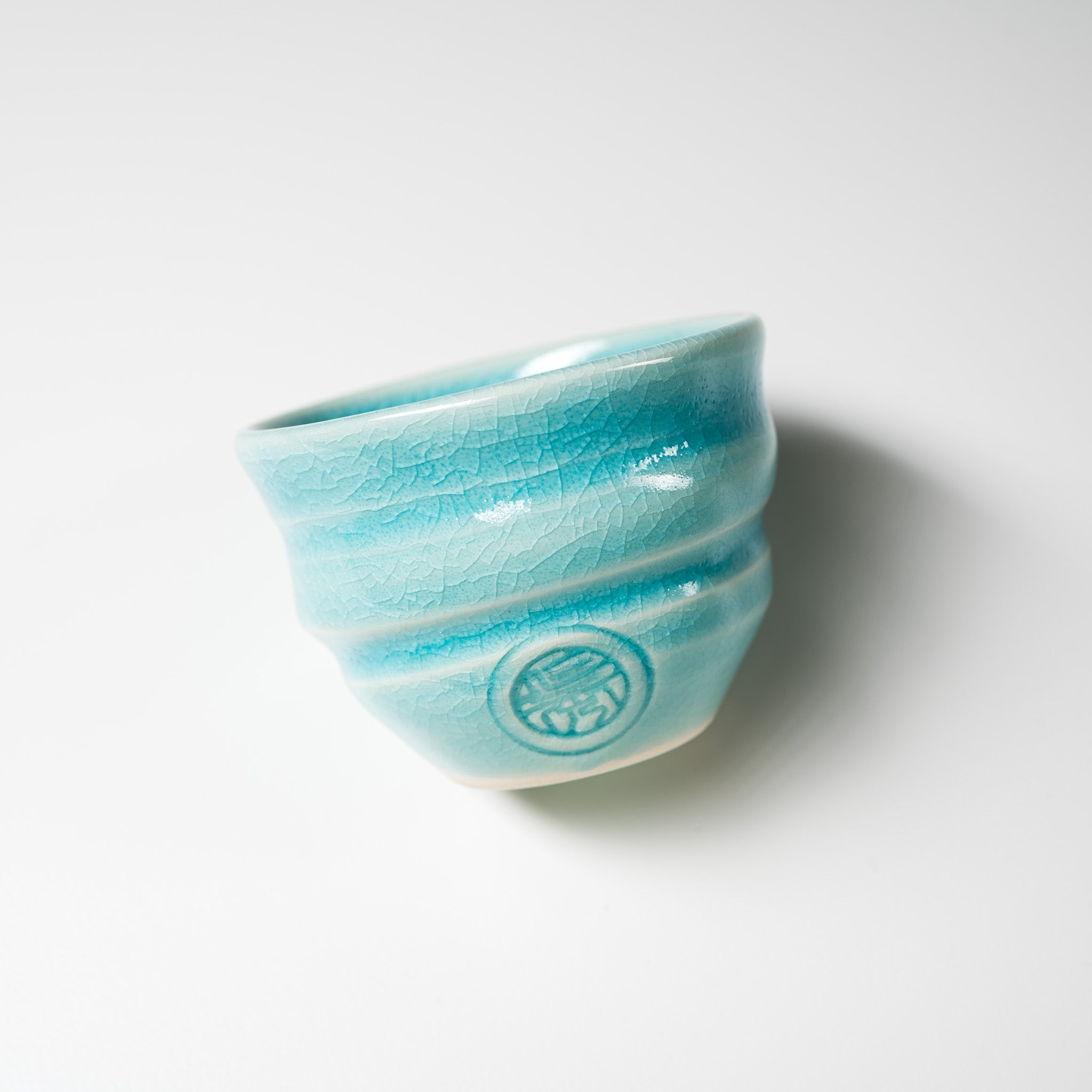 NINSHU Sake Cup - Small Japanese Teacup for Sake & Tea Ceremony | Water Spirit Design | Perfect for Traditional Japanese Dining & Gift Giving