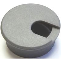 1-3/4 Inch Silver Grommet Desk Cable Organizer - Perfect for Office, Home & Workspace Cable Management