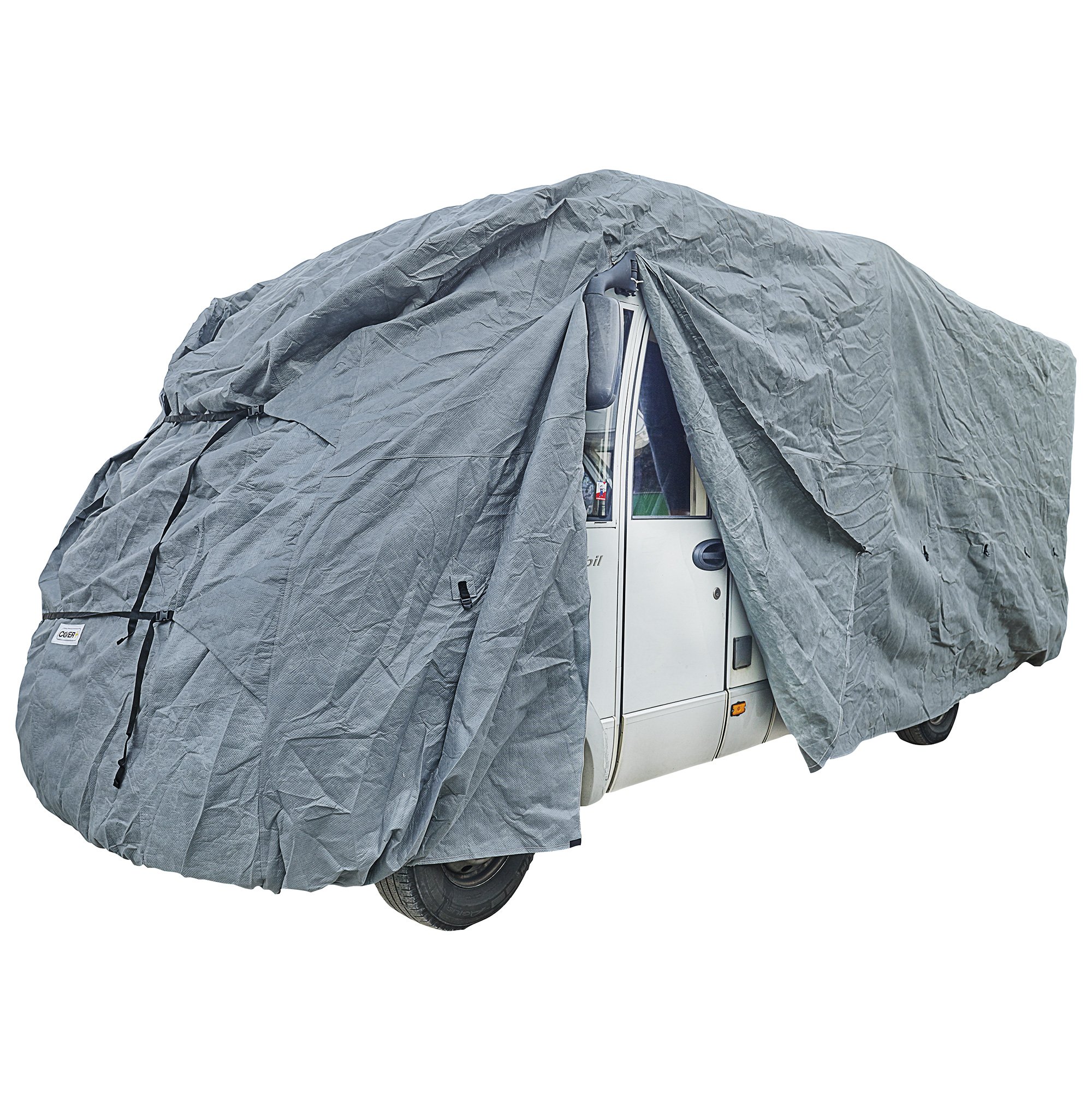 Grey Premium Motor Home Cover 5.5-6 Meters - Durable Protection for Outdoor Camping and Travel