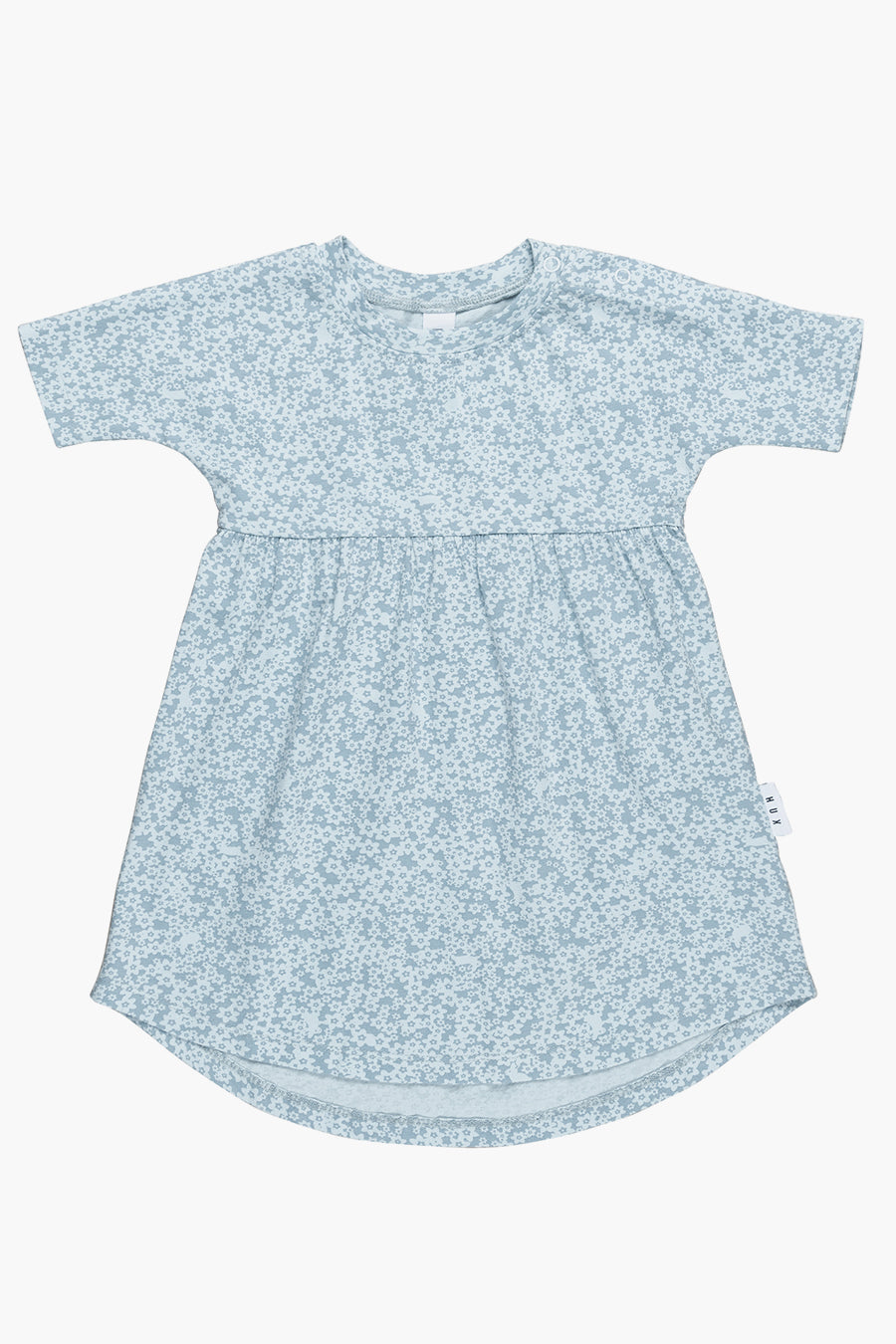 Huxbaby Floral Girls Dress - Cute & Comfortable Summer Outfit for Toddlers & Kids - Perfect for Parties, Playdates & Outdoor Activities