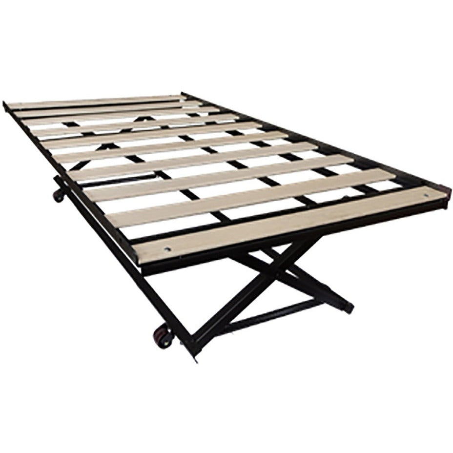 Space-Saving Pop Up Trundle Bed Unit with Storage - Perfect for Guest Rooms, Kids' Rooms & Small Apartments