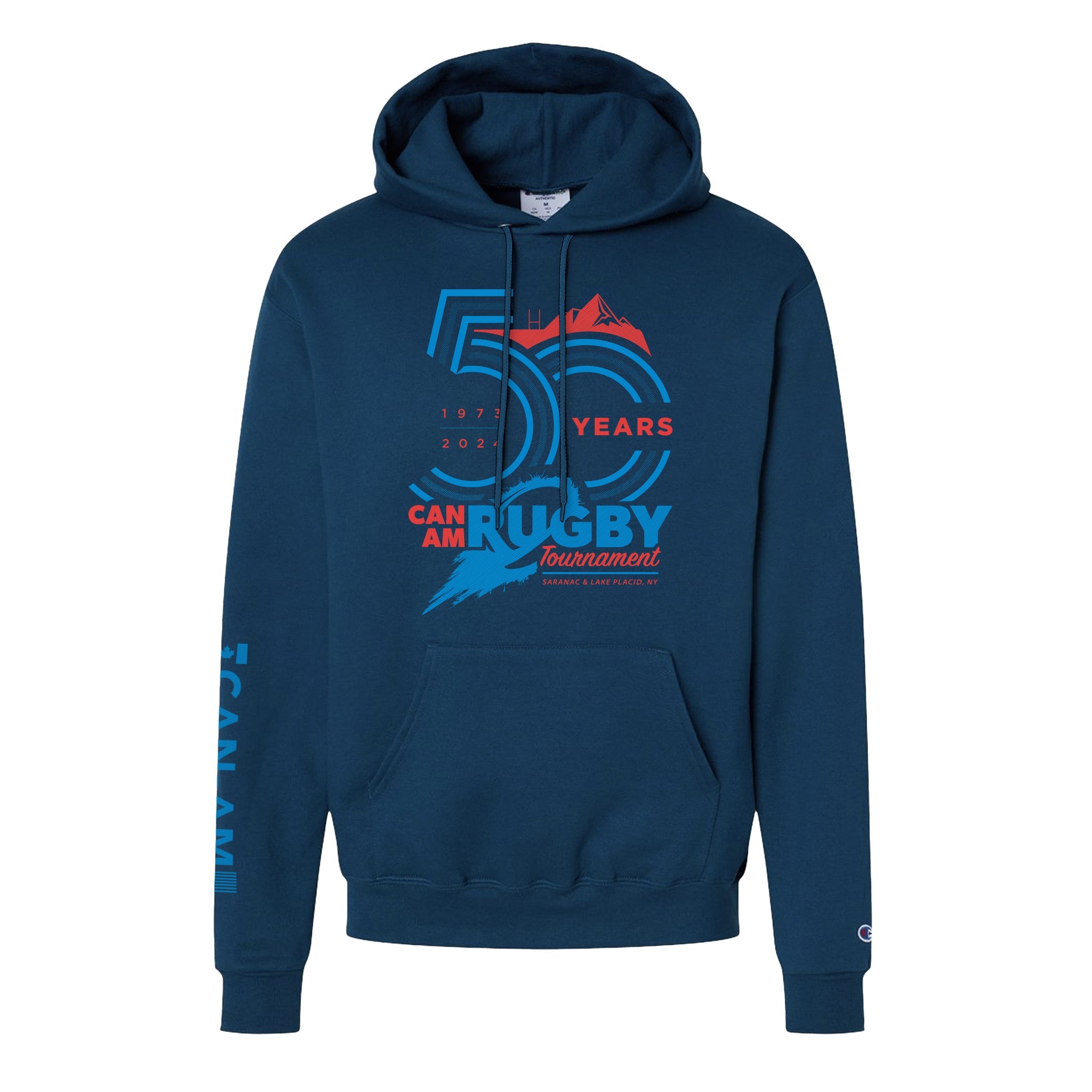 Can Am Rugby 2024 Champion® Hoodie - Premium Pullover Sweatshirt for Rugby Fans & Players - Perfect for Game Day, Training & Casual Wear
