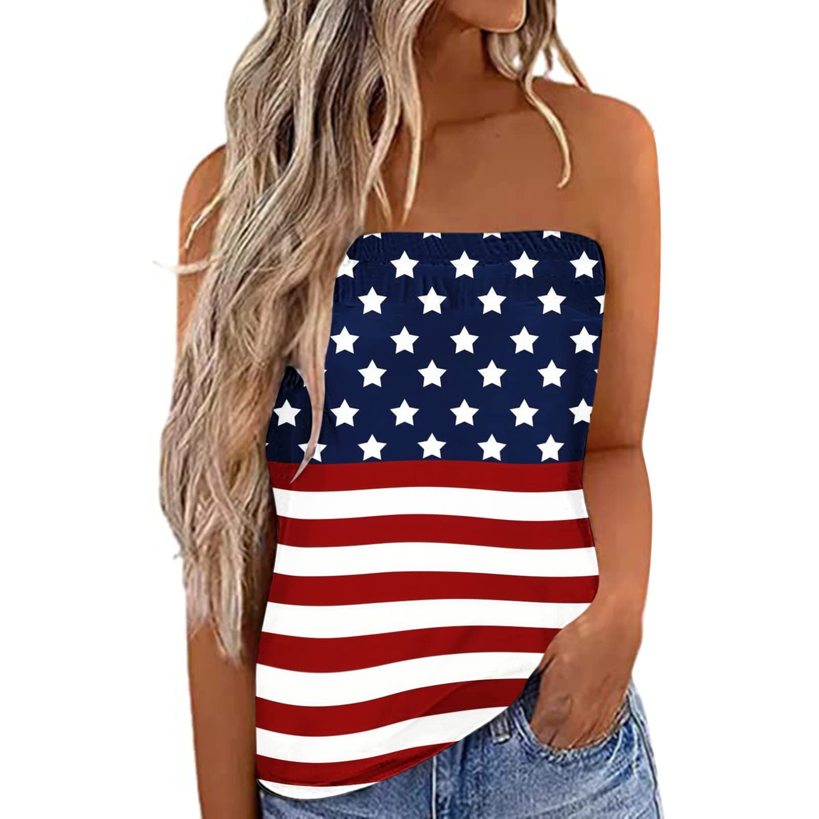 Sexy Off The Shoulder Strapless Camisole Top for Women - Summer & Fall Corset Crop Tank - Perfect for Casual Wear, Vacations & Date Nights