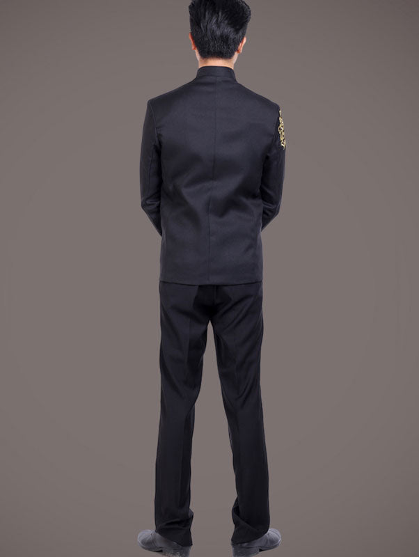 Handmade Embroidered Men's Traditional Chinese Tang Suit Jacket for Wedding, Groom, Special Occasions - Perfect for Ceremonies, Cultural Events & Photoshoots