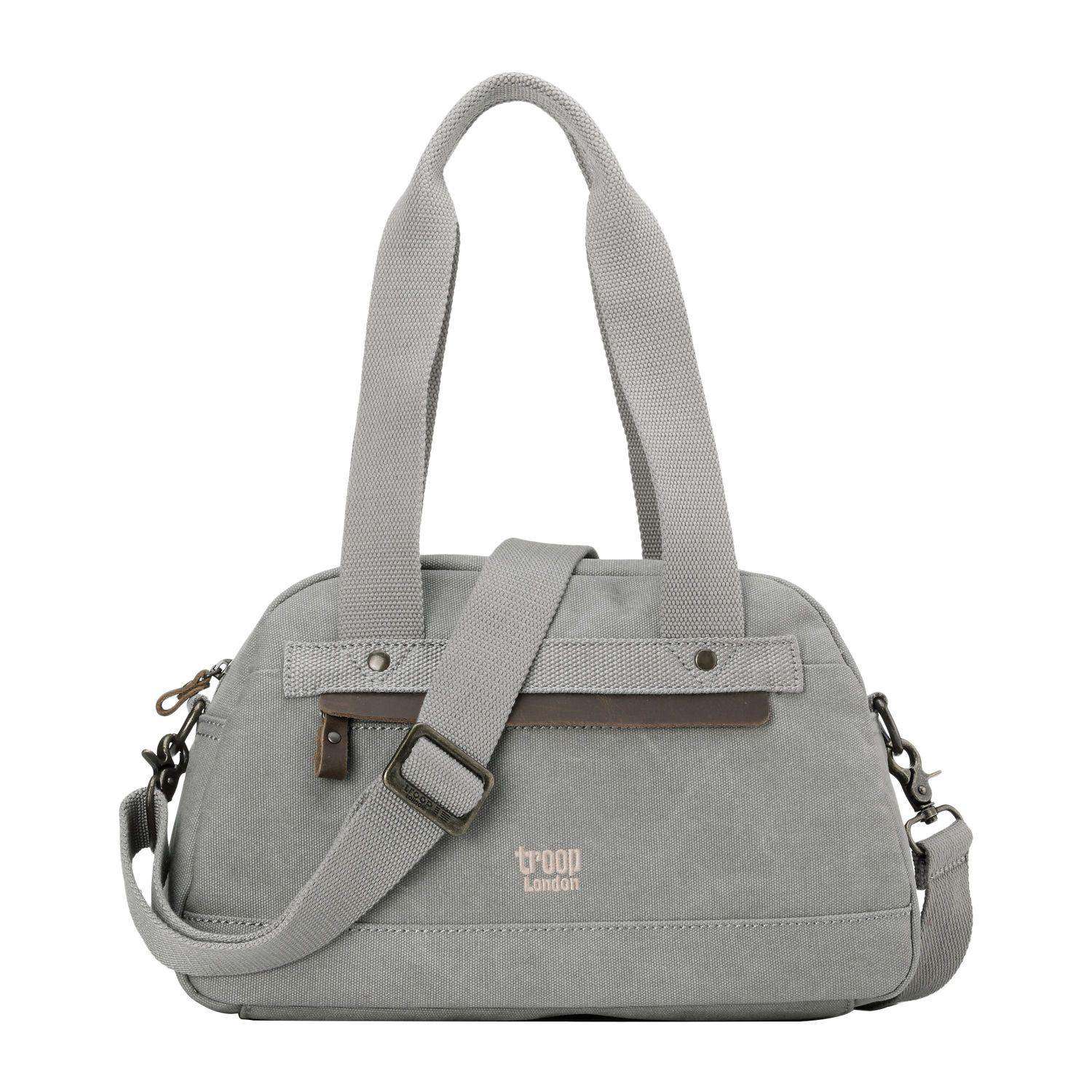 TRP0507 Troop London Classic Canvas Shoulder Bag for Men & Women - Vintage Military Style Messenger Bag - Durable Crossbody Bag for Travel, Work & Everyday Use