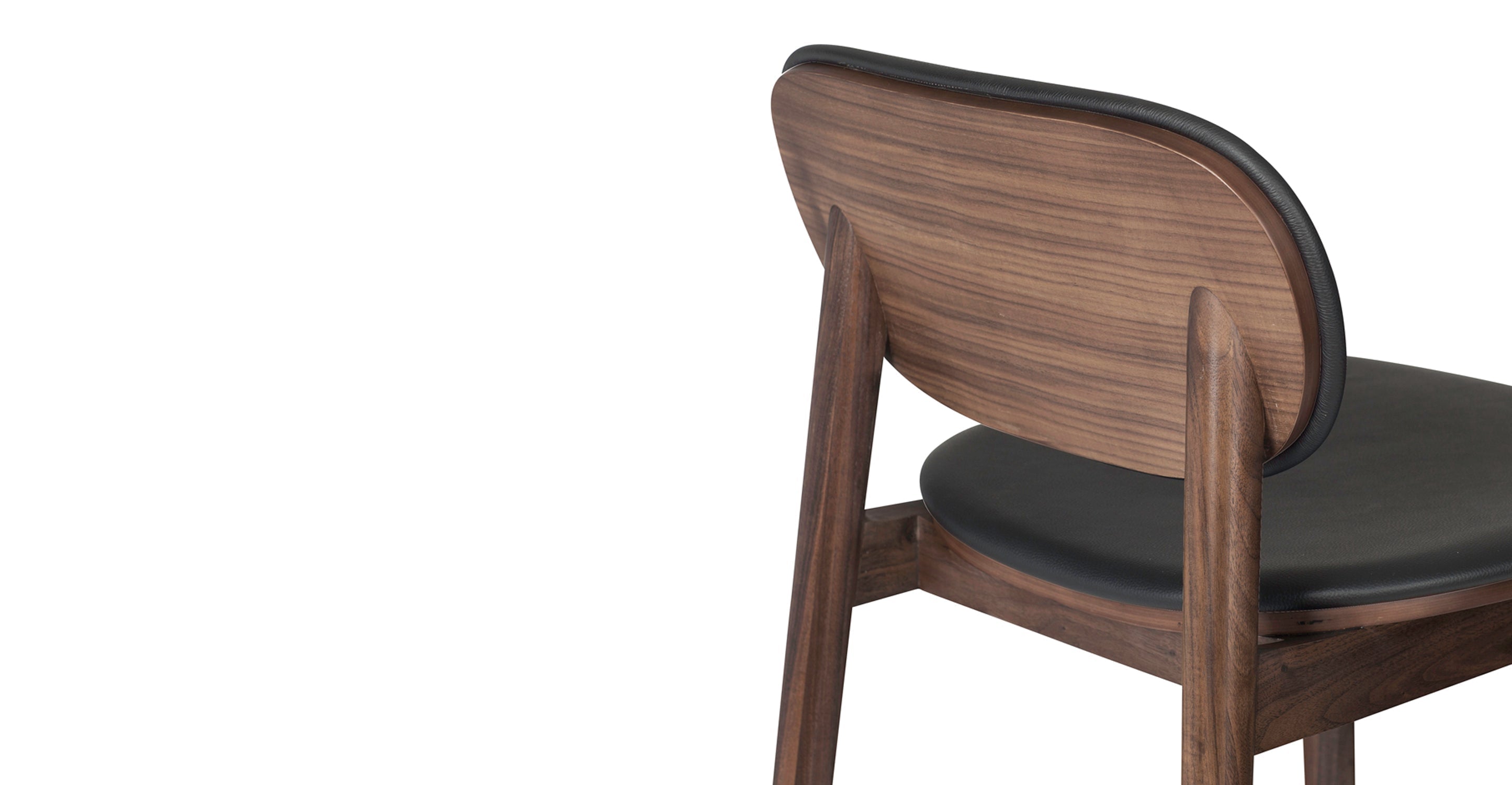 Bonato Leather Counter Stool - Modern Bar Stool with Cushioned Seat, Adjustable Height for Kitchen Island, Breakfast Bar & Home Decor