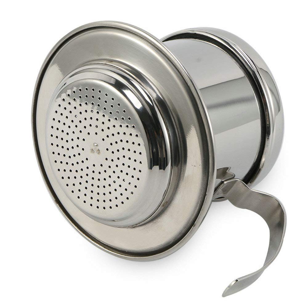 Stainless Steel Vietnamese Coffee Dripper for Home & Cafe Brewing