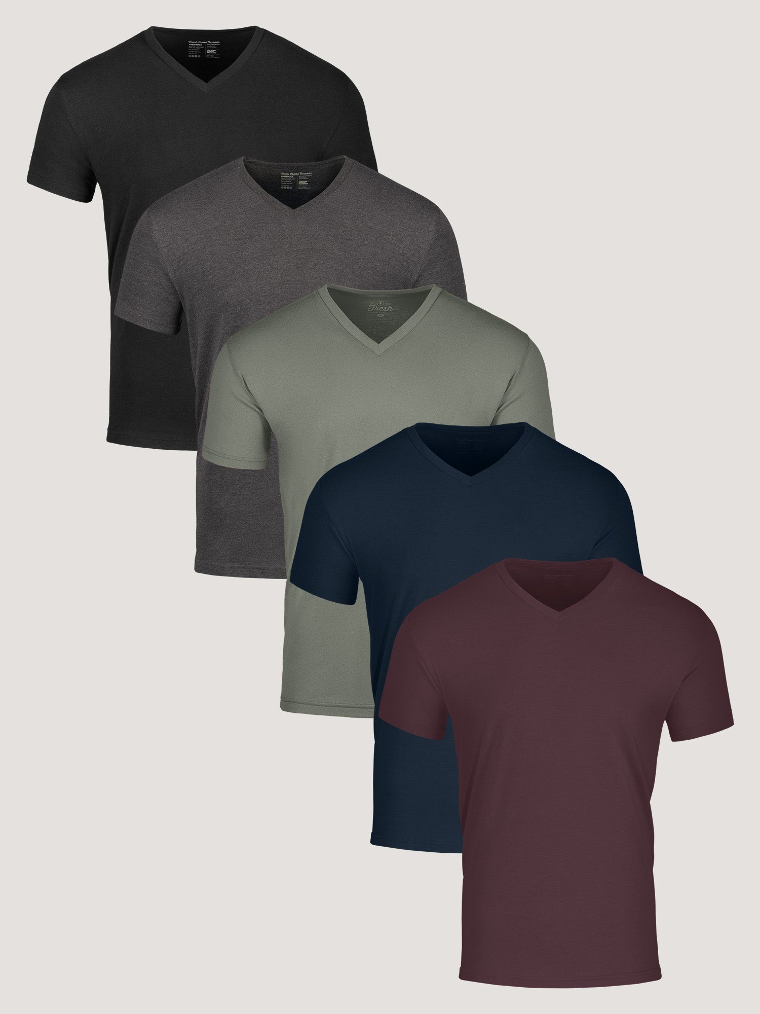 5 Pack Women's V-Neck Thermal Underwear Set - Soft & Warm Winter Base Layer for Cold Weather, Layering & Outdoor Activities