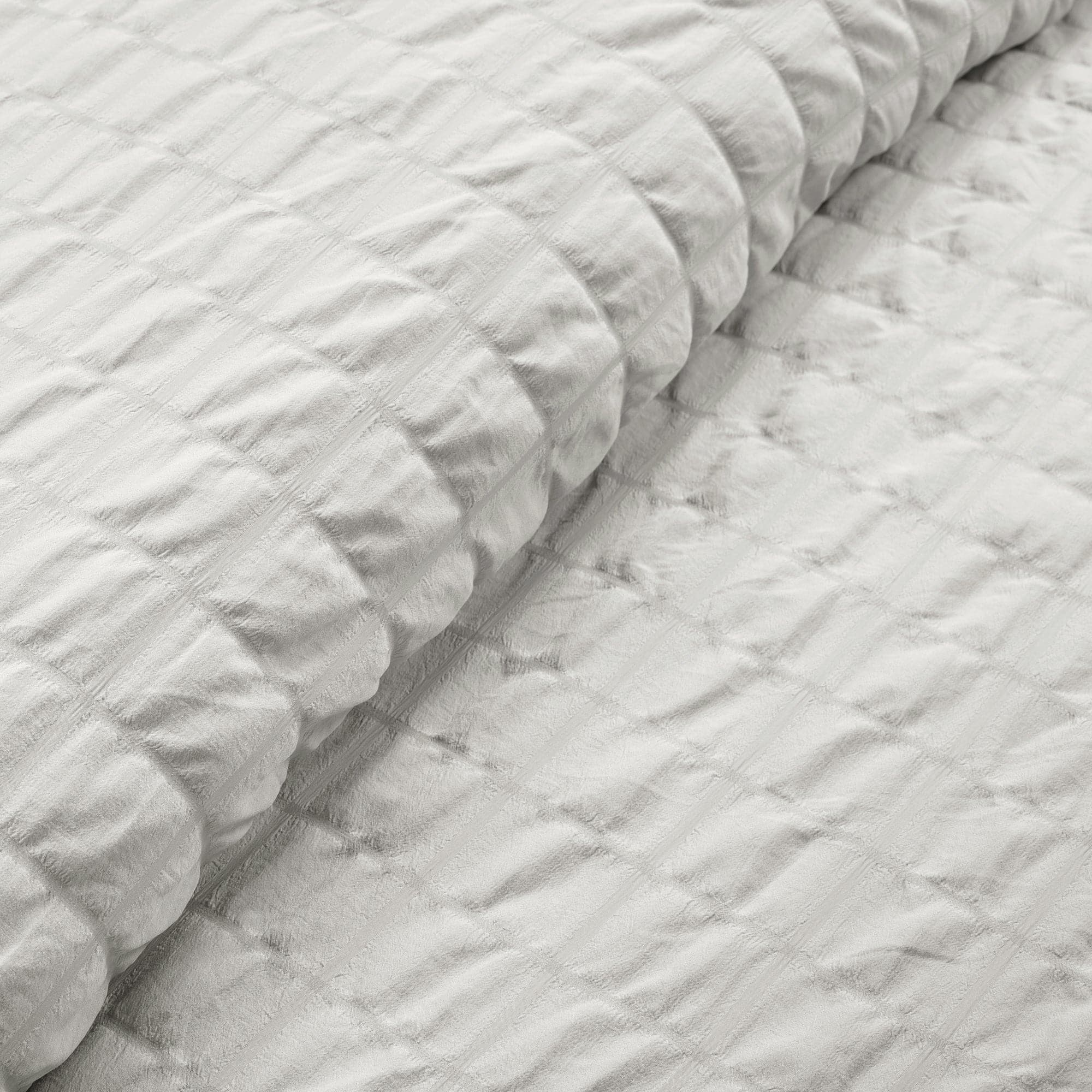 Luxury Crinkle Textured Dobby Comforter Set - Queen Size Bedding with Pillow Shams - Soft & Breathable for All Seasons - Perfect for Master Bedroom, Guest Room & Cozy Home Decor