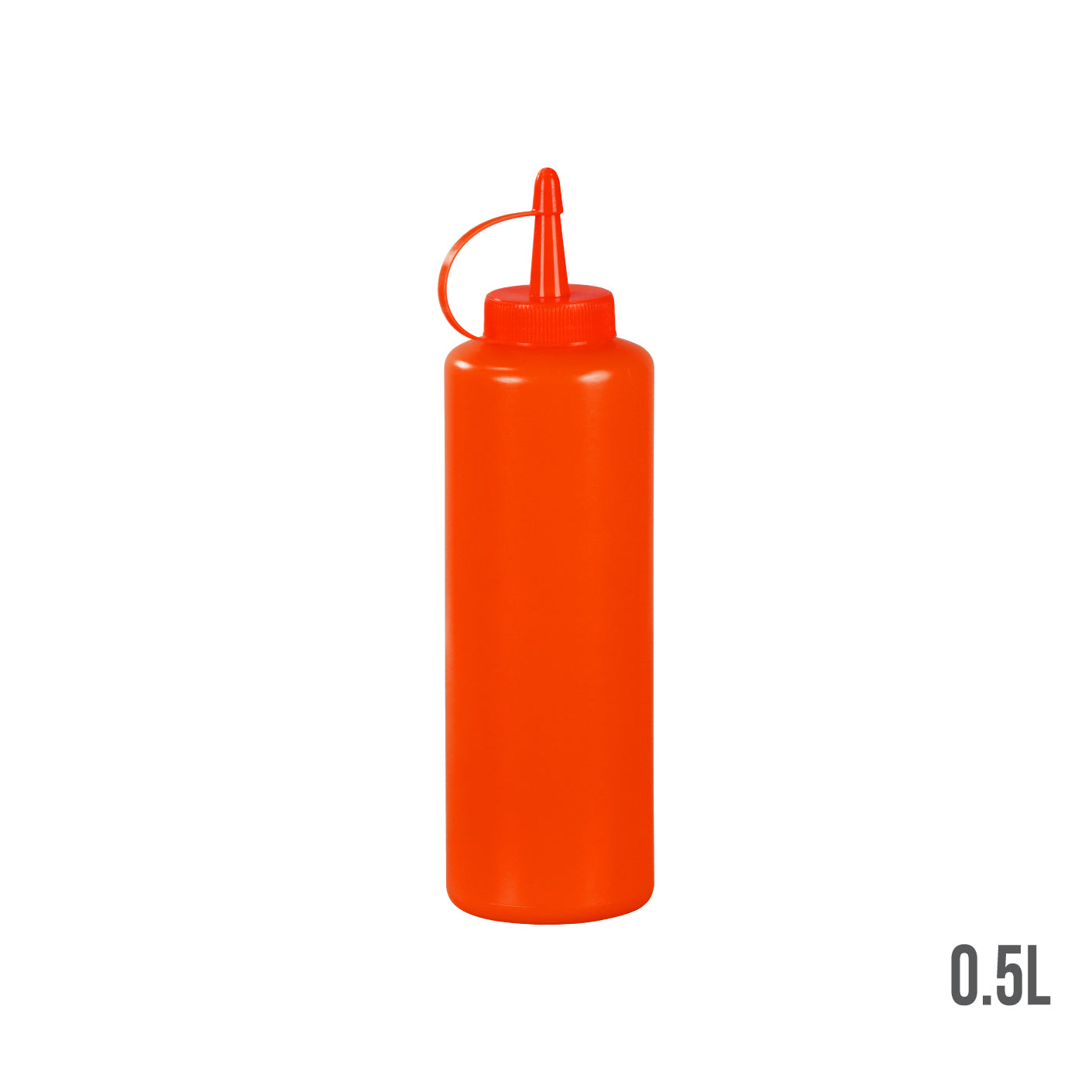 18oz Red Saucer Bottle (HFH8135R) - Perfect for Sports, Gym, Hiking & Everyday Hydration
