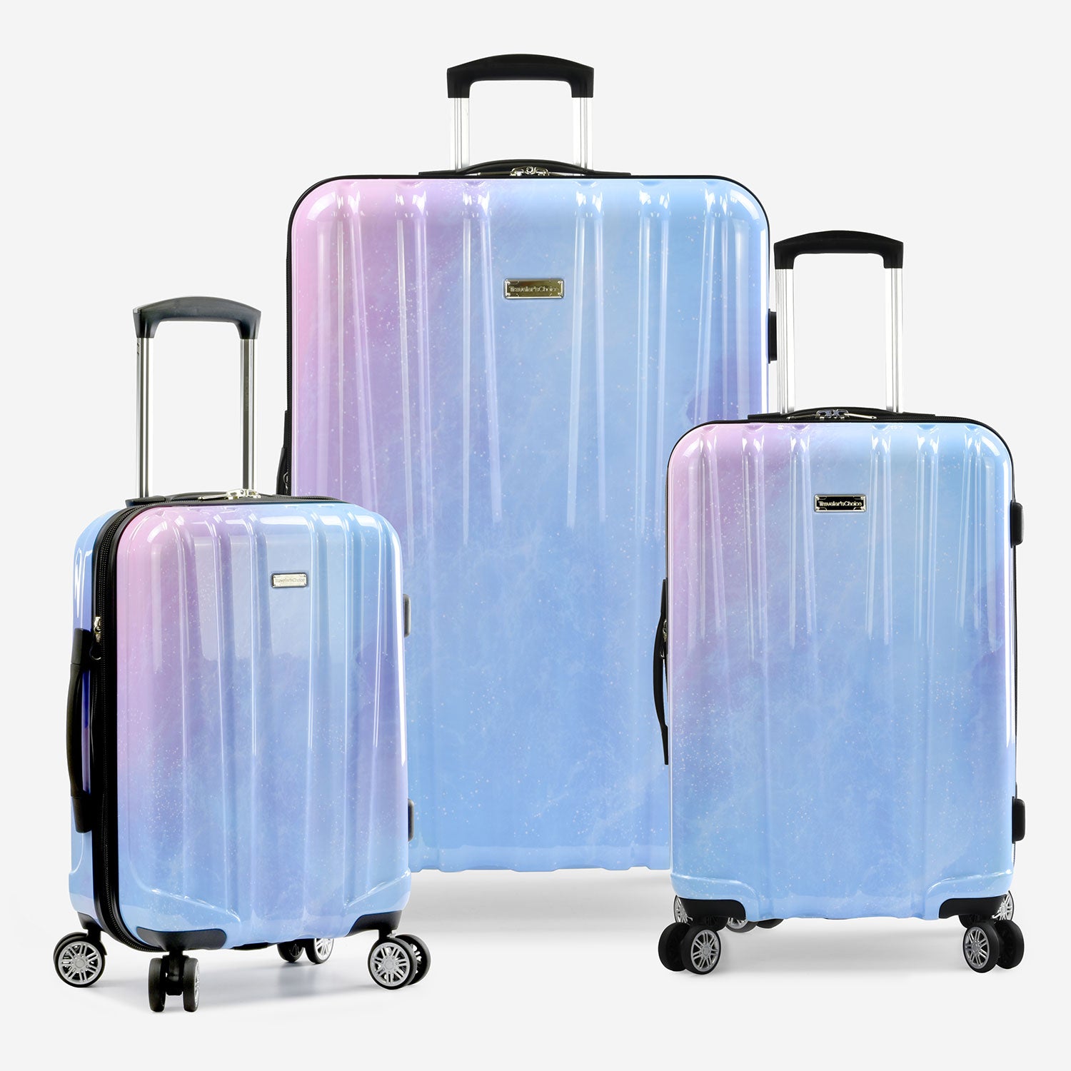 Ruma II 3 Piece Luggage Set - Lightweight Spinner Suitcases with TSA Lock for Travel, Business Trips & Vacations