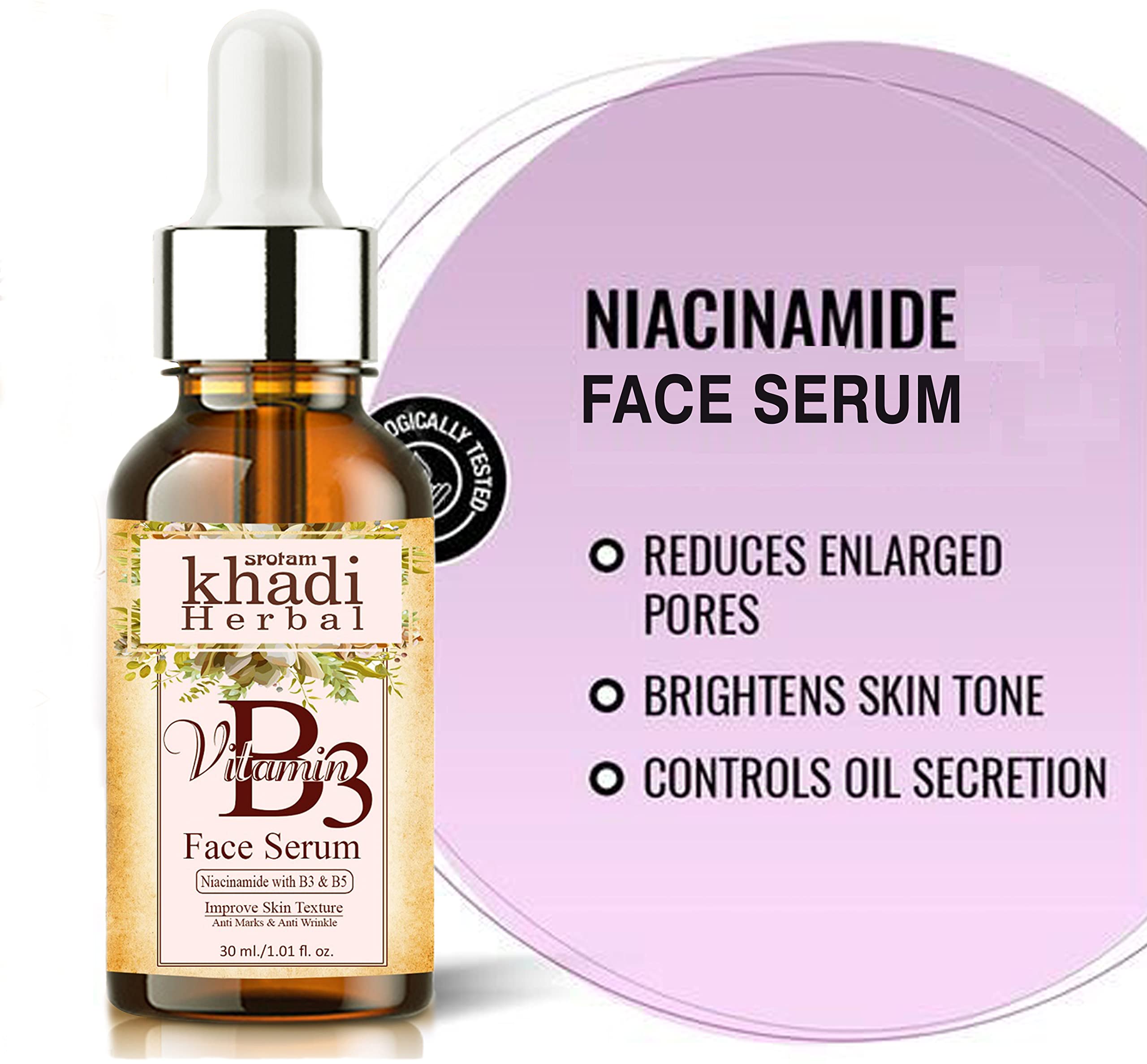 Niacinamide Face Serum for Men & Women - Vitamin B3 Serum for Healthy, Glowing Skin - Hydrating & Brightening Facial Serum (30ml) - Perfect for Daily Skincare Routine & Anti-Aging Care