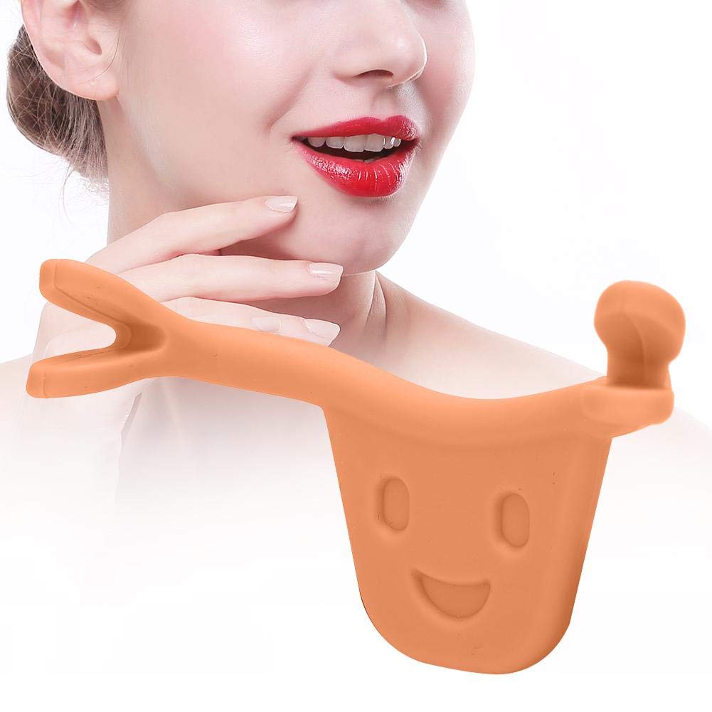 Smile Corrector & Face Trainer - Facial Beauty Device for Lip Tattoo & Mouth Exercise (Orange) | Perfect for Lip Shaping, Smile Training & Cosmetic Enhancement