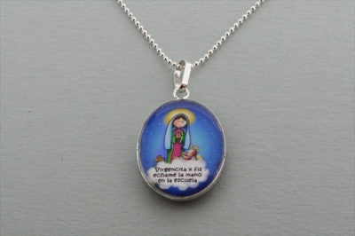Saint Wish Pendant with Wings - 55cm Silver Chain Necklace for Women - Perfect for Gifts, Parties, and Everyday Elegance