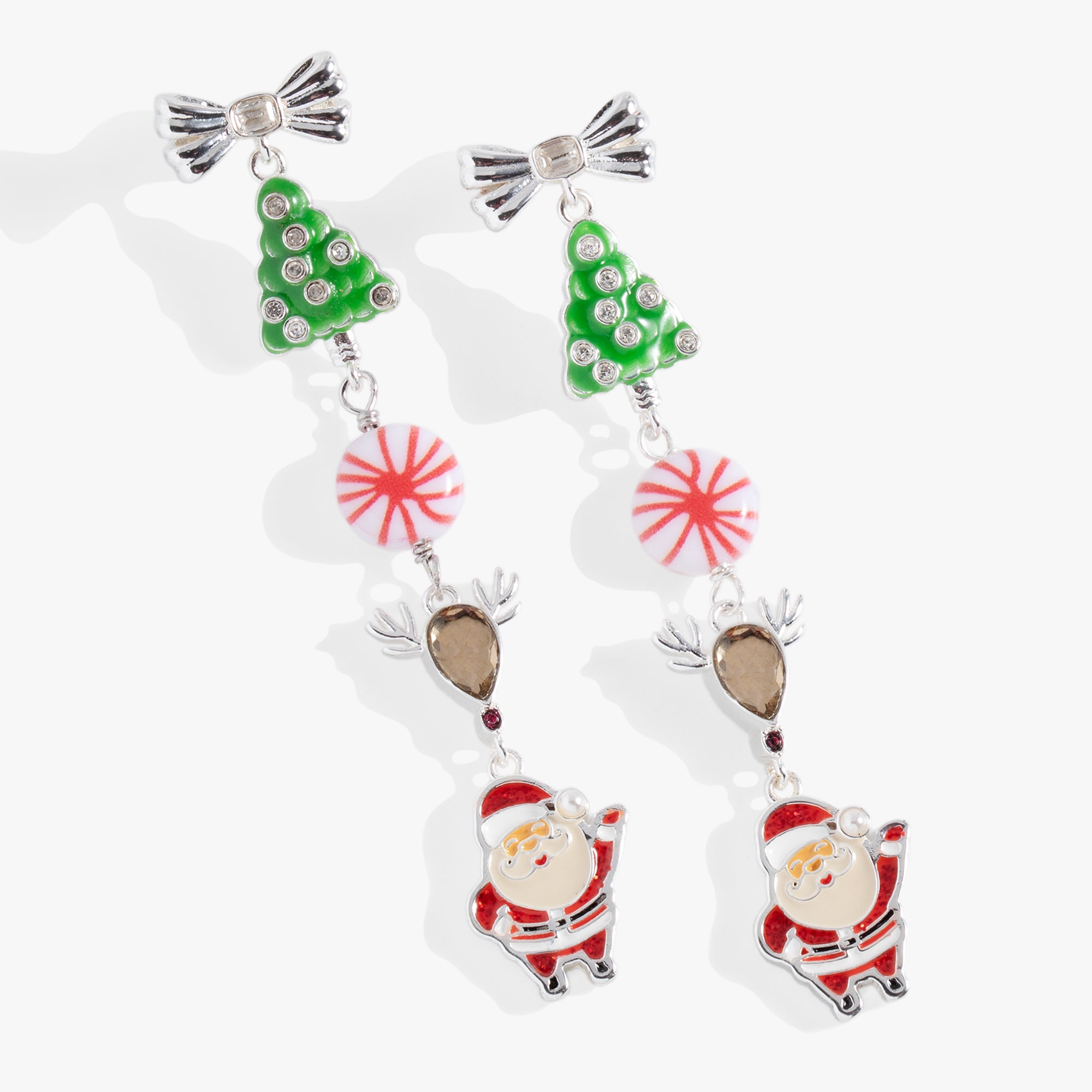 Holiday Charm Earrings - Festive Dangle Earrings for Christmas & New Year - Perfect for Parties, Gifts & Holiday Celebrations