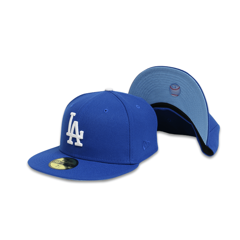 New Era MLB LA Dodgers 1988 World Series Patch Men's Fitted Baseball Cap - Vintage Baseball Hat for Dodgers Fans, Sports Enthusiasts & Streetwear Fashion | Perfect for Games, Collecting & Casual Wear