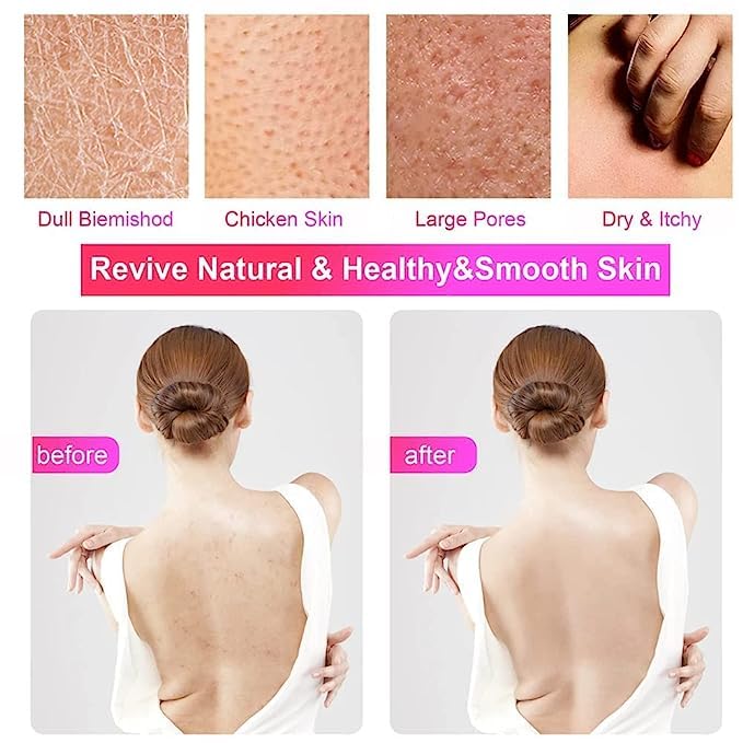 Piercell Exfoliating Gloves for Dead Skin Removal - Body Scrubber Bath Gloves with Deep Cleansing - Premium Shower Exfoliator for Smooth Skin - Perfect for Spa, Dry Brushing & At-Home Skincare Routine