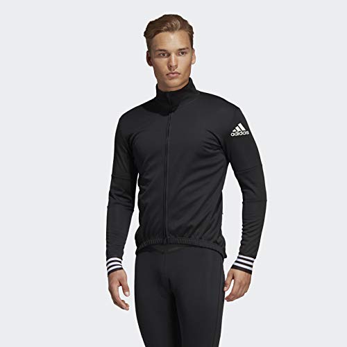 Adidas Men's Adistar Winter Running Jersey - Thermal Performance Top for Cold Weather Training & Outdoor Sports