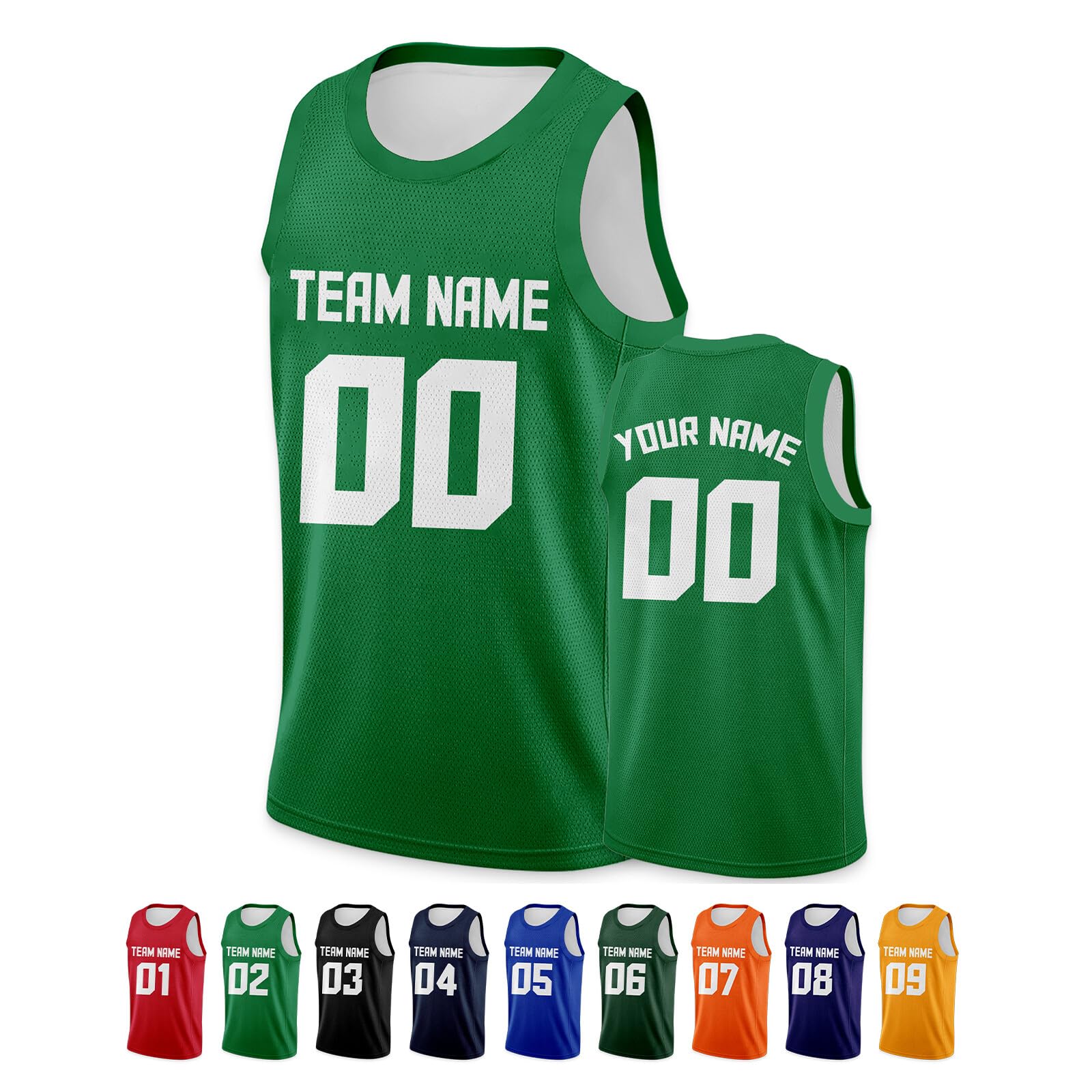 Custom Basketball Jersey Personalized Team Uniform for Men & Youth - S-5XL for Games & Training