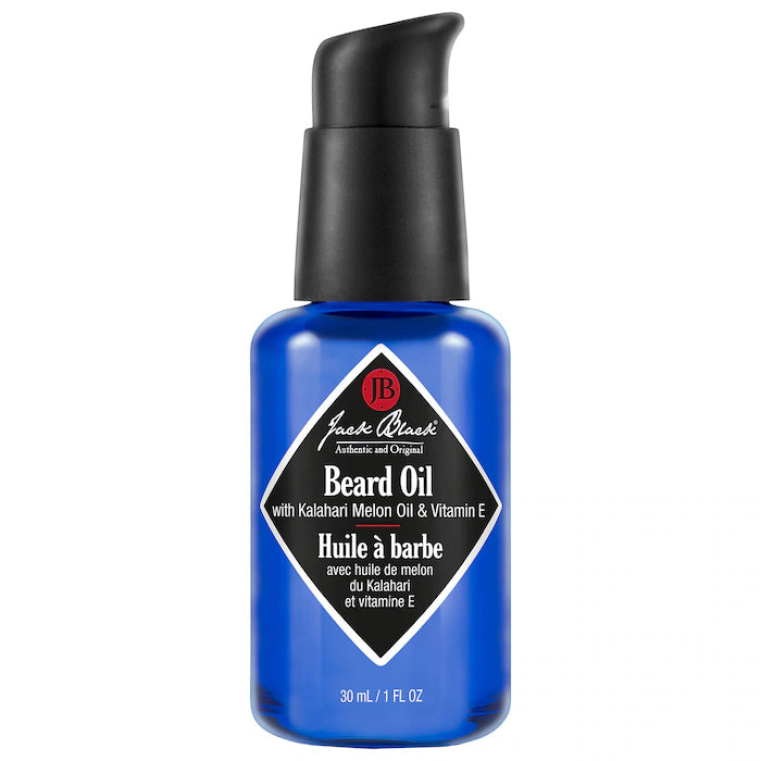 Jack Black Beard Oil for Men - Natural Growth & Conditioning - Perfect for Daily Grooming & Styling