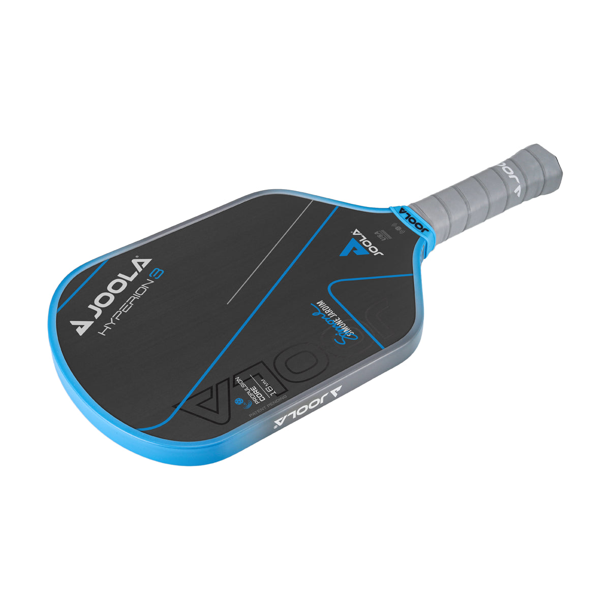 Joola Simone Jardim Hyperion 3 16mm Pickleball Paddle - Premium Carbon Fiber Paddle for Competitive Play & Outdoor Sports - Perfect for Tournaments, Backyard Games & Pickleball Enthusiasts